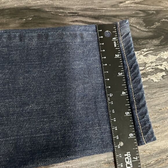 Banana Republic Womens Jeans 28/6 Girlfriend Dark Wash Straight Leg Mid Rise - Picture 8 of 11